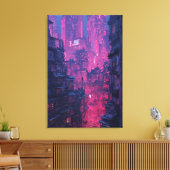 ナイトシティ キャンバスプリント (インサイチュ (リビング))