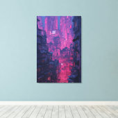 ナイトシティ キャンバスプリント (インサイチュ (ウッドフロア))