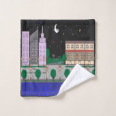 ナイトシティ バスタオルセット (ウォッシュタオル)