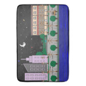 ナイトシティ バスマット (正面縦)