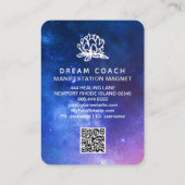 *~*ナイトシナ銀河系スカイロータスフローラQR 名刺 (裏面)