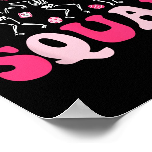 ナイトシフトクルーナースバニー踊りスケルトンイーザ ポスター (角)