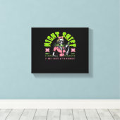 ナイトシフトナース – 全国ナース週間ギフトアイディア キャンバスプリント (インサイチュ (ウッドフロア))