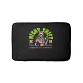 ナイトシフトナース – 全国ナース週間ギフトアイディア バスマット (正面)