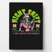 ナイトシフトナース – 全国ナース週間ギフトアイディア フォトプラーク (正面)