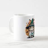 ナイトシフトネイ不気味ワンナース猫 コーヒーマグカップ (正面左)