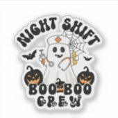 ナイトシフトブーブクルーナースハロウィーン シール (正面)