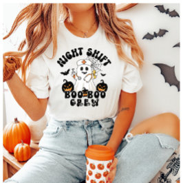 ナイトシフトブーブクルーナースハロウィーン Tシャツ