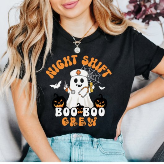 ナイトシフトブーブクルーナースハロウィーン Tシャツ
