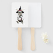 ナイトシフトレディポッチワン不気味ナース犬 ハンドファン (正面&裏面)