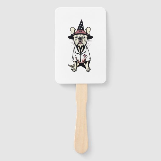 ナイトシフトレディポッチワン不気味ナース犬 ハンドファン (正面)