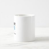 ナイトシフト看護師コーヒーチャオス 引用 コーヒーマグカップ (中央)