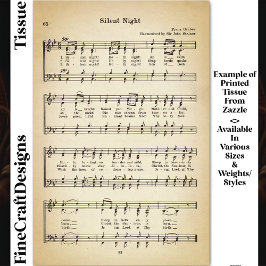 ナイトシ静かートミュージックDU7Fデコページ 薄葉紙