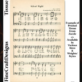 ナイトシ静かート音楽DU7デコページ 薄葉紙