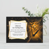 ナイトスカイこうもりホタルは大人ハロウィン 招待状 (スタンド正面)