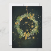 ナイトスカイとリースホリデーパーティー招待状 招待状 (裏面)