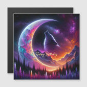 ナイトスカイウルフハウルクレセントムーン誕生日 (正面/裏面)