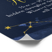 ナイトスカイオーバーザムーンベビーシャワーおしゃぶり狩り ポスター (角)