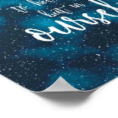 ナイトスカイシェイクスピア引用文 ポスター (角)