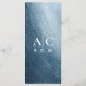 ナイトスカイスターズネイビーブルーホワイト メニュー (裏面)