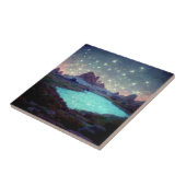 ナイトスカイスターズファンタジー風景 タイル (側面)