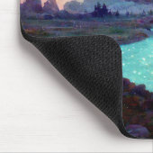 ナイトスカイスターズファンタジー風景 マウスパッド (コーナー)