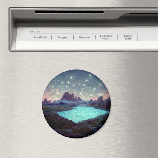 ナイトスカイスターズファンタジー風景 マグネット (インサイチュ (食洗機))