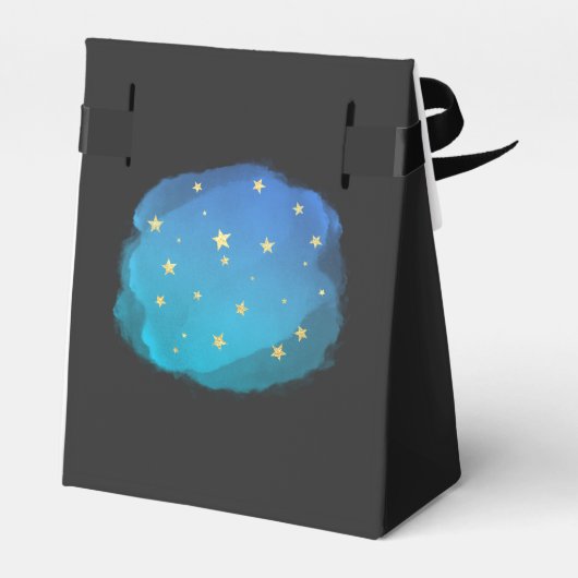 ナイトスカイスター宇宙ファンタジーパーティー フェイバーボックス (裏面サイド)