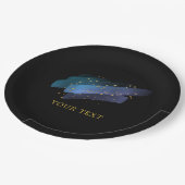 ナイトスカイスター宇宙ファンタジーパーティー ペーパープレート (アングル)