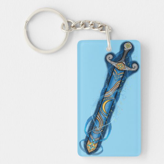 ナイトスカイソード キーホルダー (正面)