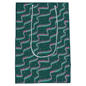 ナイトスカイティール（緑がかった色）グリーン ミディアムペーパーバッグ (裏面)