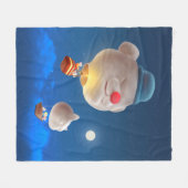 ナイトスカイバルーンアドベンチャー フリースブランケット (正面(横))