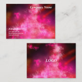 ナイトスカイピンクフレアの名刺 名刺 (正面/裏面)