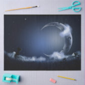 ナイトスカイファンタジームーンデクページティッシュペーパー 薄葉紙 (クラフト)