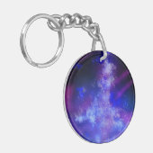ナイトスカイブルーサファイアキーリング キーホルダー (正面左)