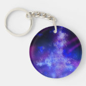 ナイトスカイブルーサファイアキーリング キーホルダー (正面)