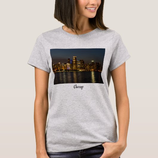 ナイトスカイラインシカゴパノTシャツ Tシャツ (正面)