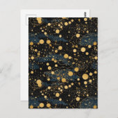 ナイトスカイ千代紙 ポストカード (正面/裏面)