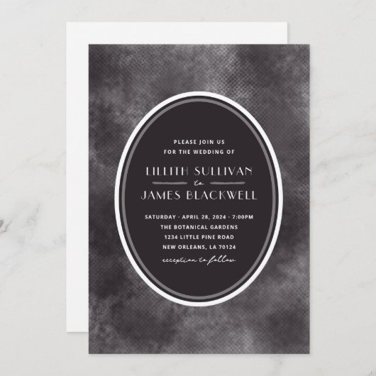 ナイトスカイ結婚ズ 招待状 (正面/裏面)