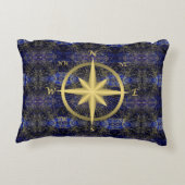 ナイトスカイ金ゴールドコンパス アクセントクッション (裏面)