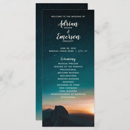 ナイトスカイ銀河系スタリーモダンナイト結婚ズ (正面/裏面)