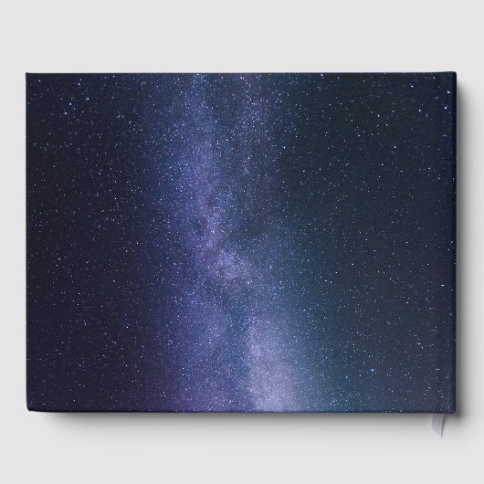 ナイトスカイ銀河系スターズモダン宇宙結婚ズ ゲストブック (裏面)