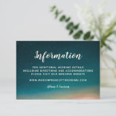 ナイトスカイ銀河系マウンテンサンライズウェブサイト情報 エンクロージャーカード (スタンド正面)