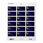 ナイトスカイ銀河系住所 シール (フルシート)