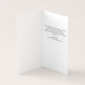 ナイトスカイ – 天空誕生日カード (内部)