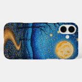 ナイトスカイ 宇宙 月 天体 星 Case-Mate iPhoneケース (裏面 (横))
