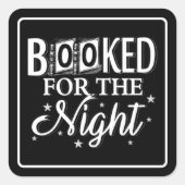 ナイトスクエアステッカーの予約 スクエアシール (正面)