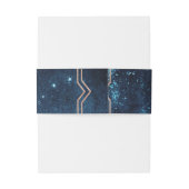 ナイトスタースカイシテリア銀河系結婚ズモノグラム 招待状ベリーバンド (裏面例)