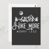 ナイトスターズスカイマウンテンズフォレストハイキングキャンプ ポストカード (正面/裏面)