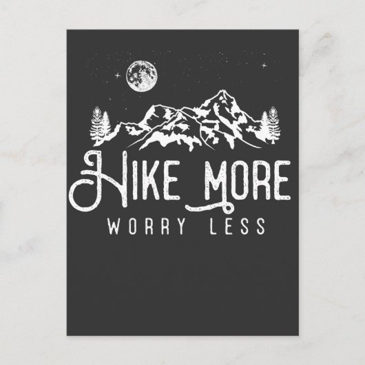 ナイトスターズスカイマウンテンズフォレストハイキングキャンプ ポストカード (正面)